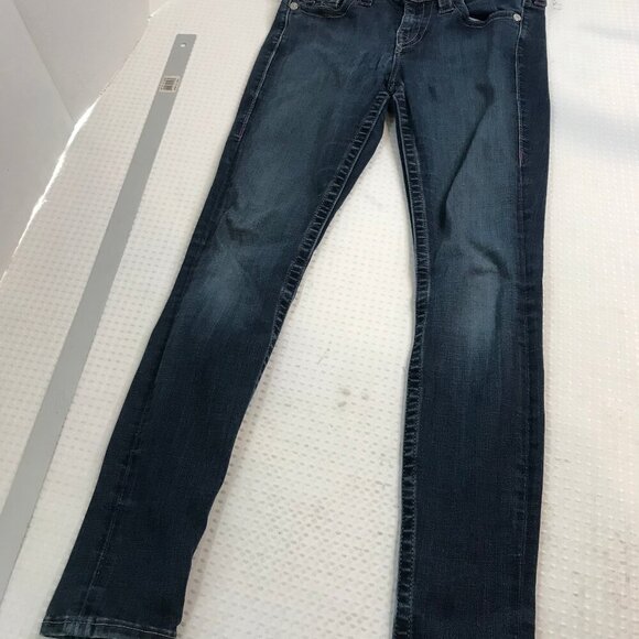 TRUE RELIGION WOMENS SUPER SKINNY JEANS SIZE 28 - Picture 7 of 8